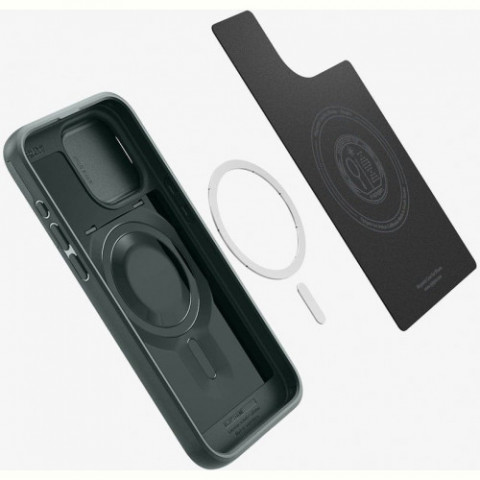 Чохол-накладка Spigen Optik Armor MagFit для Apple iPhone 15 Pro Max Abyss Green (ACS06600)