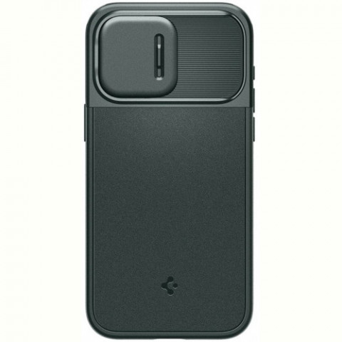 Чохол-накладка Spigen Optik Armor MagFit для Apple iPhone 15 Pro Max Abyss Green (ACS06600)