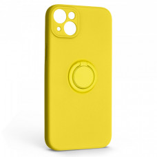 Чохол ArmorStandart Icon Ring для Apple iPhone 14 Plus Yellow (ARM68700)