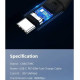 Кабель Cabletime USB Type-C - USB Type-C (M/M) PD 100W, 2 м, Black (CU02L)