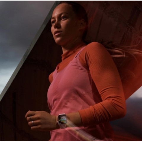 Смарт-годинник Apple Watch Series 9 GPS + Cellular 45mm Midnight Aluminum Case w. Midnight Sport Band - S/M (MRMC3) (US) Купити в Україні