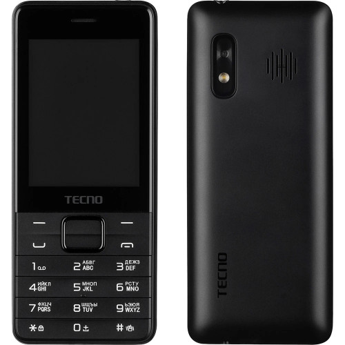 Мобiльний телефон Tecno T454 Dual Sim Black (4895180745973)