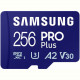 Карта пам`яті MicroSDXC 256GB UHS-I/U3 Class 10 Samsung Pro Plus + SD-адаптер (MB-MD256SA/EU)