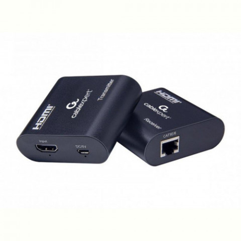 Подовжувач Cablexpert HDMI - RJ-45 (F/F), до 60 м, Black (DEX-HDMI-03)