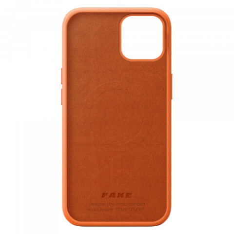 Чохол ArmorStandart FAKE Leather Case для Apple iPhone 14 Golden Brown (ARM64457)