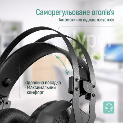 Гарнітура СolorWay Hyperblast RGB Black (CW-HPG05BK) Купити в Україні