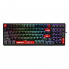 Механічна клавіатура A4Tech S98 (Bloody Red), червоні світчі, RGB підсвічування клавіш, USB, чорний