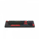 Механічна клавіатура A4Tech S98 (Bloody Red), червоні світчі, RGB підсвічування клавіш, USB, чорний
