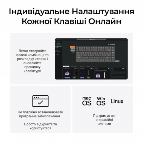 Клавіатура бездротова Keychron K2 HE Magnetic Switch Black RGB (K2H-F1-UA) Купити в Україні