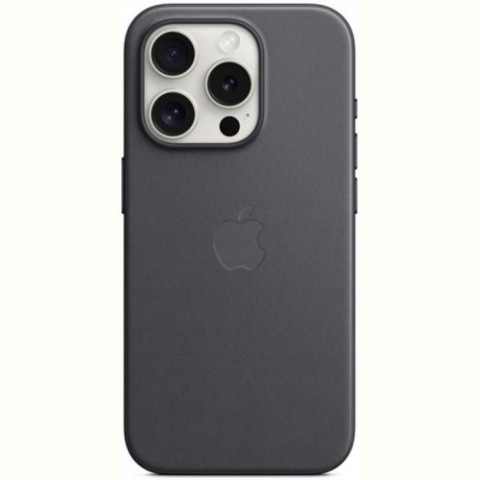 Чохол-накладка Apple FineWoven Case with MagSafe для Apple iPhone 15 Pro Black (MT4H3)