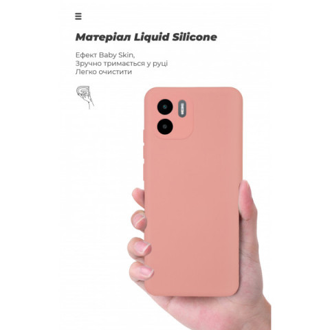 Чохол ArmorStandart ICON для Xiaomi Redmi A1 / A2 Camera cover Pink (ARM62837)