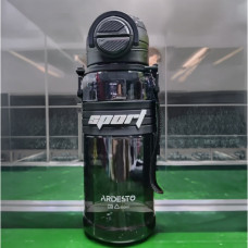 Пляшка для води ARDESTO Urban 850мл, пластик, чорний