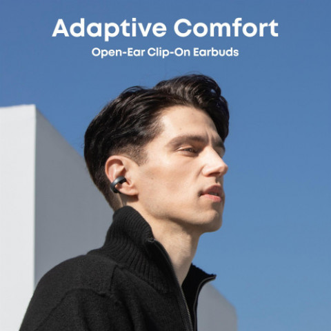 Bluetooth-гарнітура Anker SoundCore AeroClip Black (A3388G11)