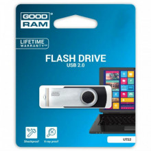 Флеш-накопичувач USB2.0 16GB Goodram UTS2 (Twister) Black (UTS2-0160K0R11)