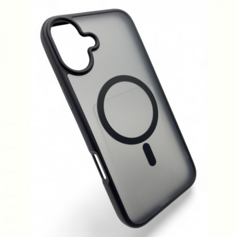 Чохол-накладка BeCover Metal Buttons Case MagSafe для Apple iPhone 16 Black (712090)