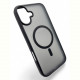 Чохол-накладка BeCover Metal Buttons Case MagSafe для Apple iPhone 16 Black (712090)