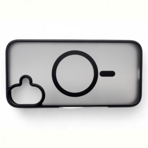 Чохол-накладка BeCover Metal Buttons Case MagSafe для Apple iPhone 16 Black (712090)