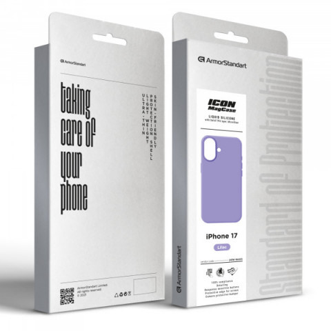 Чохол ArmorStandart ICON2 MagCase для Apple iPhone 17 Lilac (ARM86669)