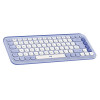 Клавiатура бездротова Logitech Pop Icon Keys Lilac (920-013074)