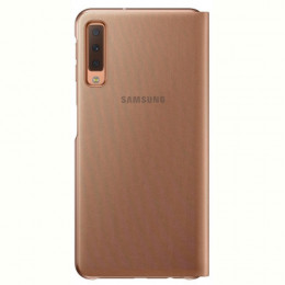 Чохол-книжка Samsung Wallet Cover для Samsung Galaxy A7 2018 SM-A750 Gold (EF-WA750PFEGRU)