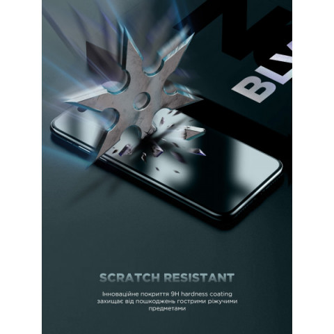 Захисне скло ArmorStandart Infinity Black Icon 2.75D для Apple iPhone 14 / 13 / 13 Pro (ARM73951)