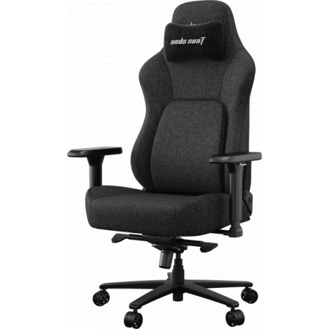 Крісло геймерське ігрове Anda Seat Phantom 4 Pro L до 100 кг Black Fabric (AD18YSDC-72-B-F-B02) Купити в Україні