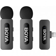 Бездротовий петличний мікрофон BOYA BY-V2 Lightning Black