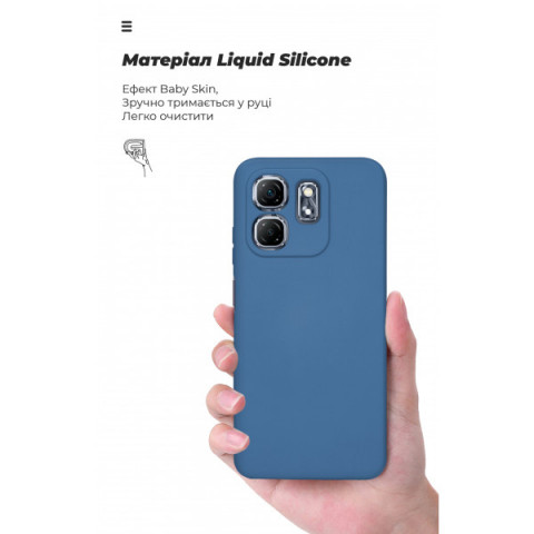 Чохол ArmorStandart ICON для Infinix Hot 50i / Smart 9 Camera cover Blue (ARM80981)