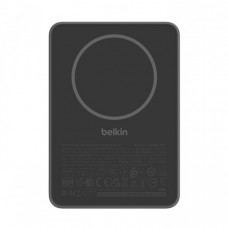 Акумулятор портативний літій-іонний Power Bank Belkin 5000мА·год, Slim Magnetic, чорний