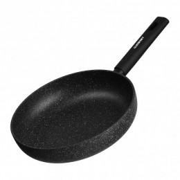 Сковорода глибока з кришкою Ardesto Black Mars Alcor, 24см, алюміній, чорний