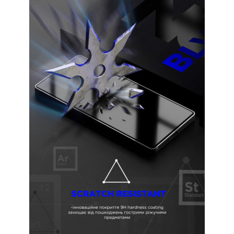 Захисне скло ArmorStandart Space Black Icon для Samsung S24 / S25 (ARM76114)