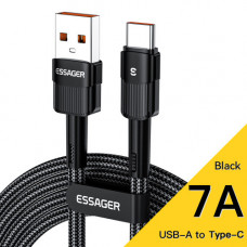 Кабель Essager Star USB - USB Type-C (M/M), 66W, 1 м Black (EXCT-XC01)