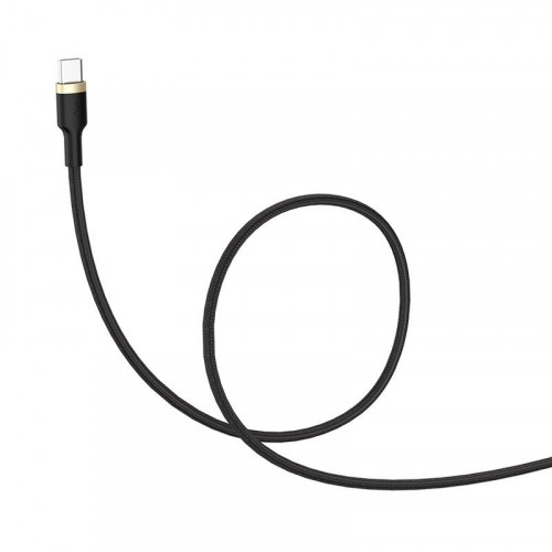 Кабель ColorWay USB-USB Type-C, spiral, 2.4А, 1м, Black (CW-CBUC051-BK)