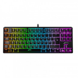 Клавіатура Xtrfy K4 TKL RGB Kailh Red UA Black (XG-K4-RGB-TKL-R-UKR) USB