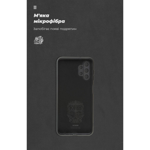 Чохол ArmorStandart ICON для Samsung A13 4G (A135) Camera cover Black (ARM60882)