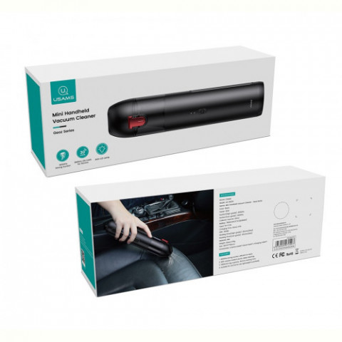 Акумуляторний пилосос Usams US-ZB234 Mini Handheld Vacuum Cleaner Black (6958444972497)