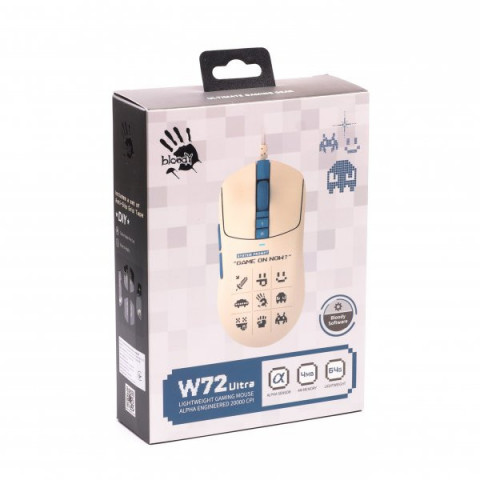 Миша ігрова Bloody W72 Ultra (Pixels Blue)
