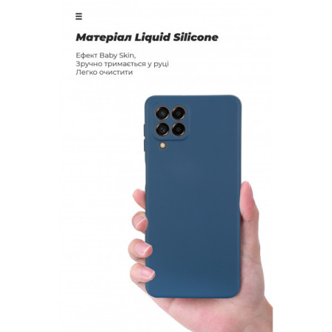 Чохол ArmorStandart ICON для Samsung M53 (M536) Camera cover Dark Blue (ARM61803)