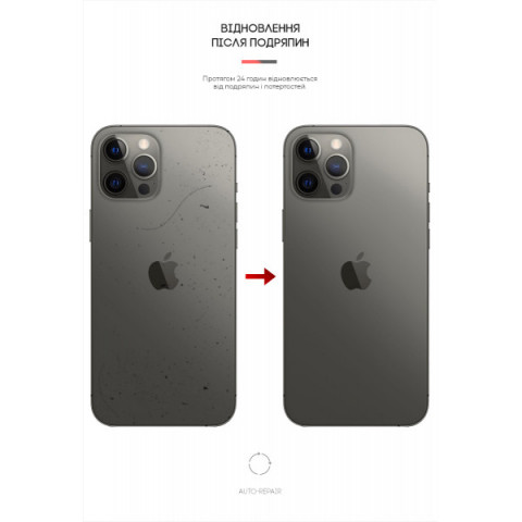 Захисна плівка на задню панель ArmorStandart для Apple iPhone 12 Pro Max Carbone Transparent (ARM61073)
