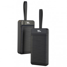 Зовнішній акумулятор (Power Bank) XO Power Bank PR156 3USB+Type-C QC&PD3.0 22.5W 30000mAh Black