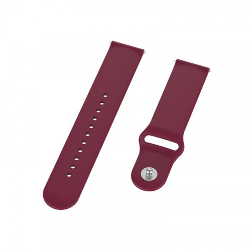 Силіконовий ремінець BeCover для Xiaomi Amazfit Bip/Bip Lite/Bip S Lite/GTR 42mm/GTS/TicWatch S2/TicWatch E Dark-Red (706189)