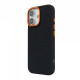 Чохол ArmorStandart LikeCarbon2 SE MagCase для Apple iPhone 17 Kevlar Black Orange (ARM89163)
