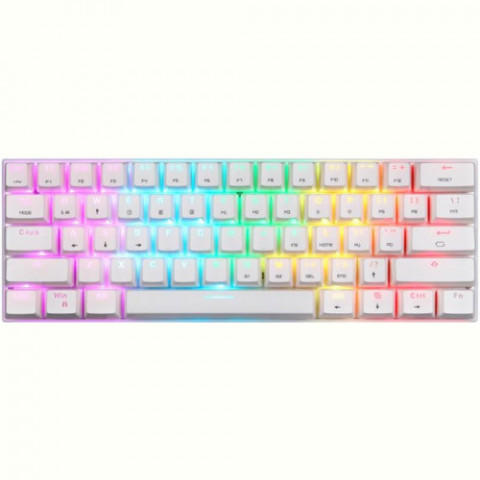 Клавіатура бездротова Motospeed SK62 Outemu Red White (mtsk62wmr)