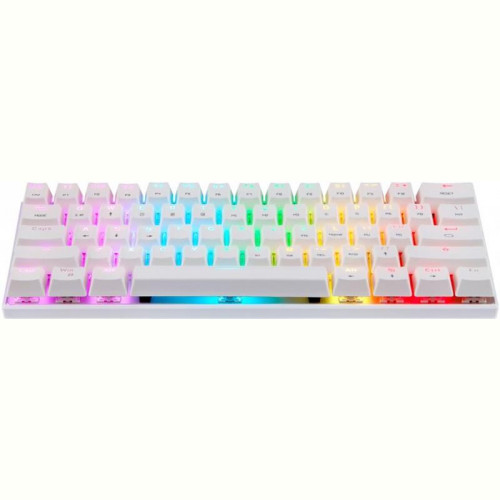 Клавіатура бездротова Motospeed SK62 Outemu Red White (mtsk62wmr)