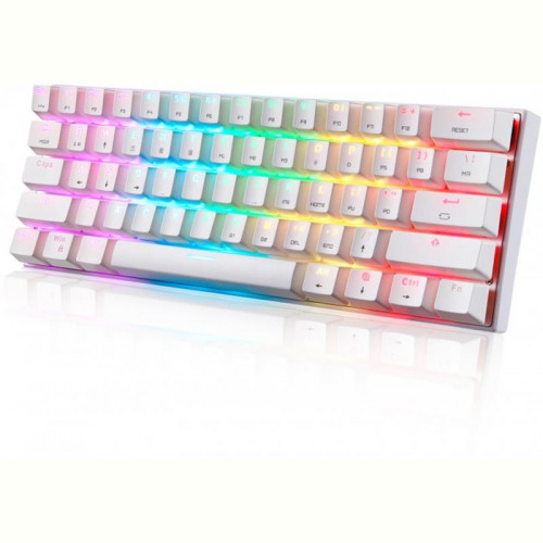 Клавіатура бездротова Motospeed SK62 Outemu Red White (mtsk62wmr)