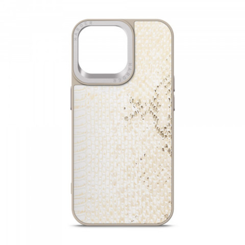 Чохол Harder Snake Pattern для Apple iPhone 14 Pro Max White Cream (ARM76813)