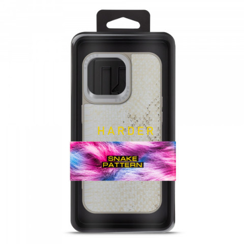 Чохол Harder Snake Pattern для Apple iPhone 14 Pro Max White Cream (ARM76813)