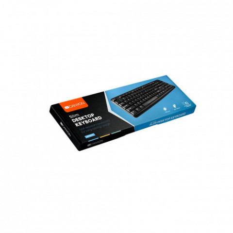 Клавіатура Canyon CNE-CKEY01-RU Black USB