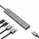 USB-хаб Promate LiteHub-Pro USB Type-C 4-в-1 Grey
