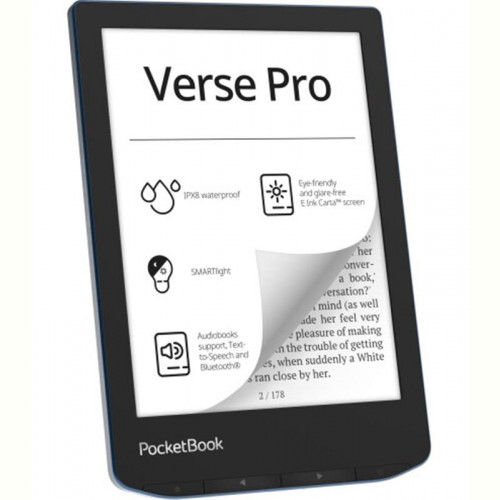 Електронна книга PocketBook 634 Verse Pro Azure (PB634-A-CIS)